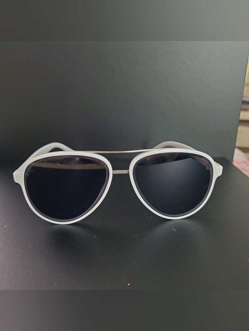Privé Revaux x Adriana Lima White & Black Sunglasses